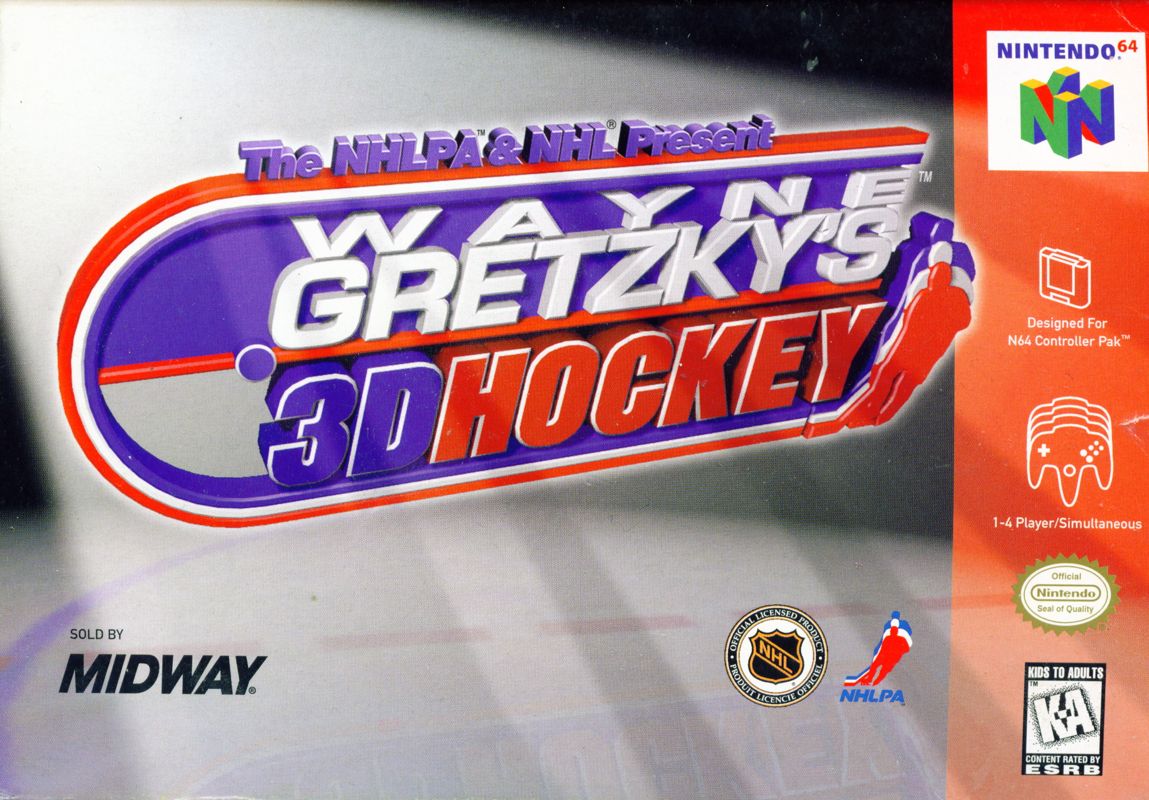 Wayne Gretzky's 3D Hockey box art for Nintendo 64